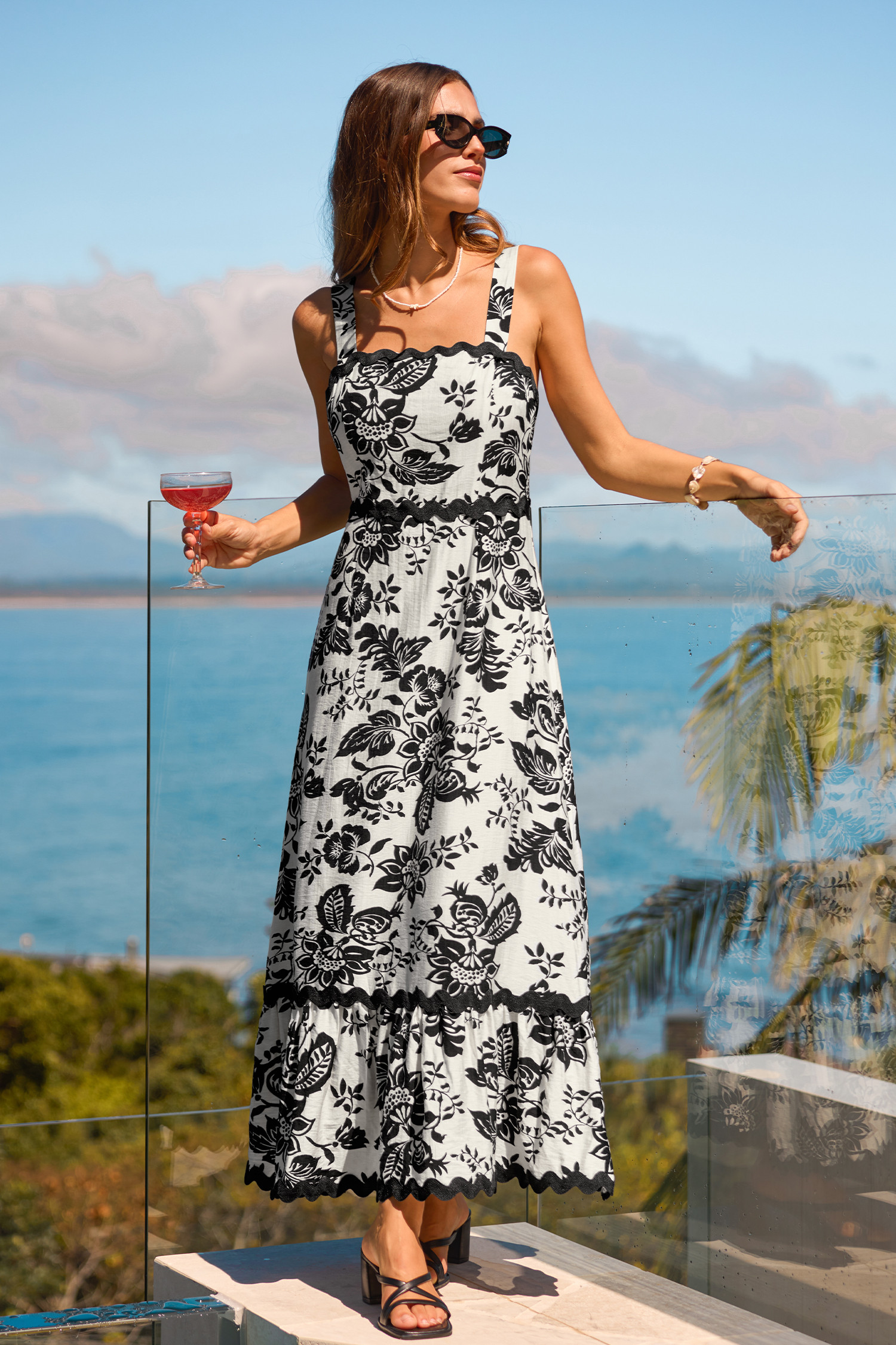 All Aboard Floral Maxi Dress | Cupshe US