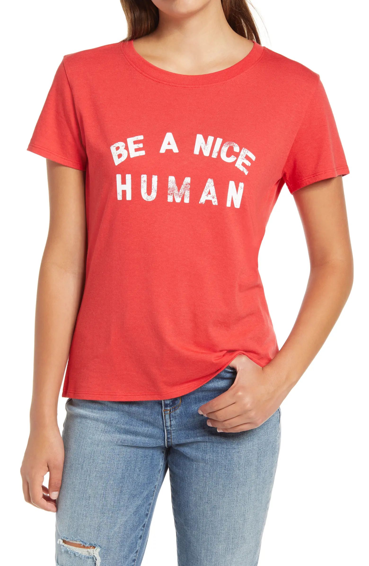 Be a Nice Human Graphic Tee | Nordstrom