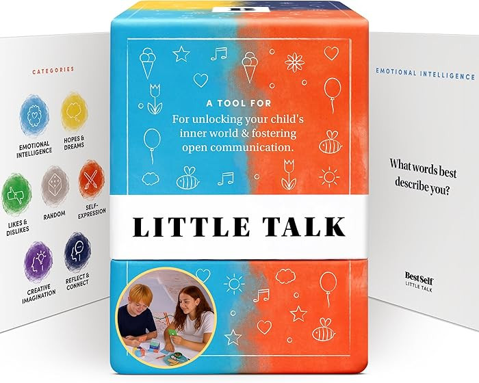 Little Talk Conversation Cards for Kids – 170 Prompts for Social Skills, Family Games, Travel &... | Amazon (US)