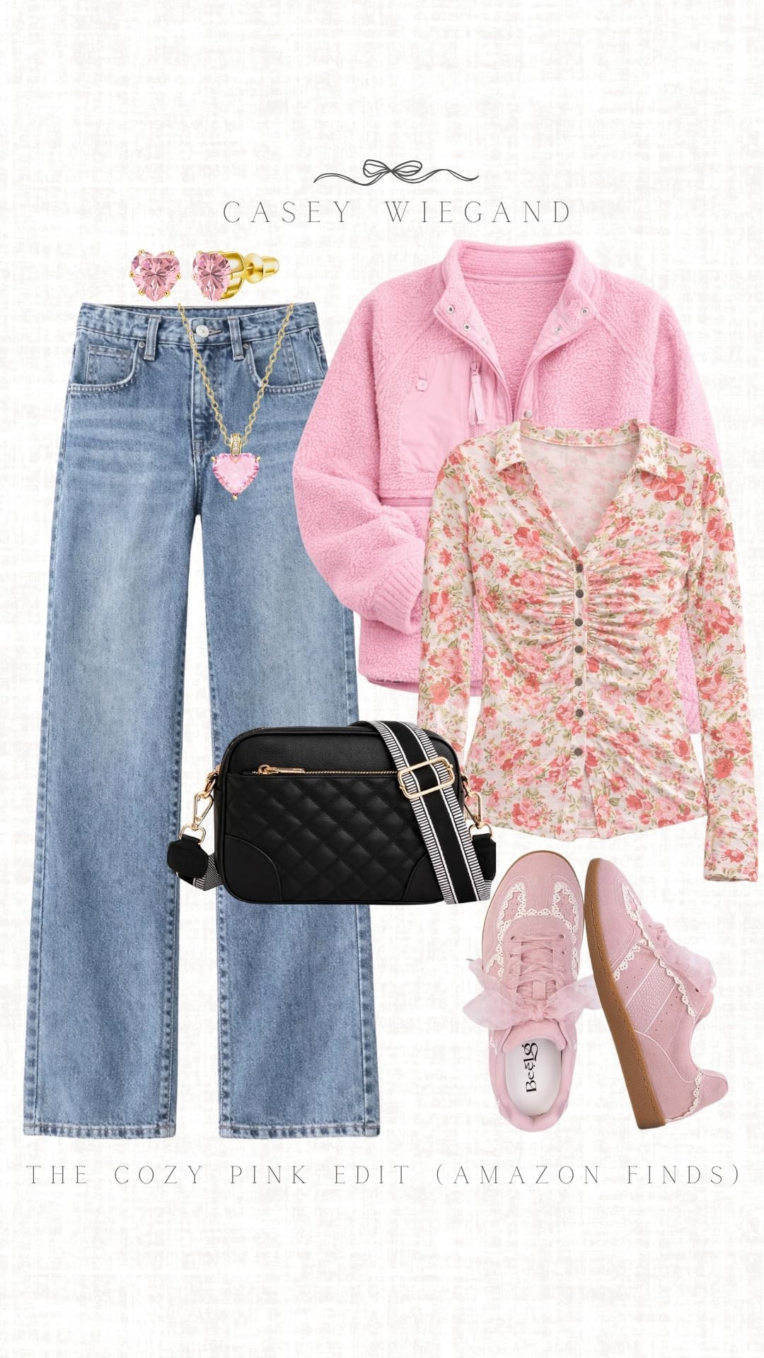 Perfect cozy pink outfit with matching accessories! #CutePinkOutfit

#LTKgrwm #LTKootd #LTKdayinmylife