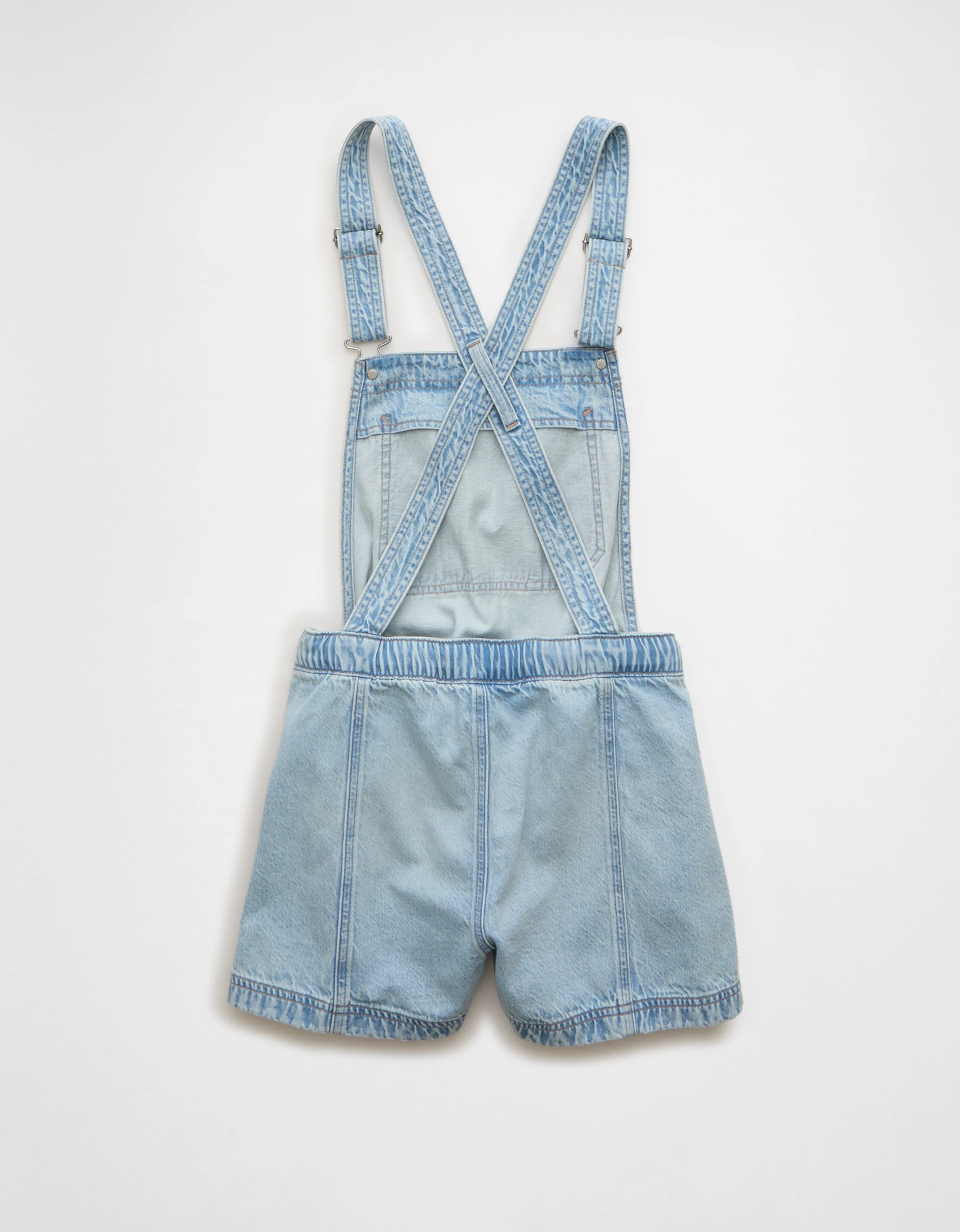AE Stretch Tie-Waist Overall Short | American Eagle Outfitters (US & CA)