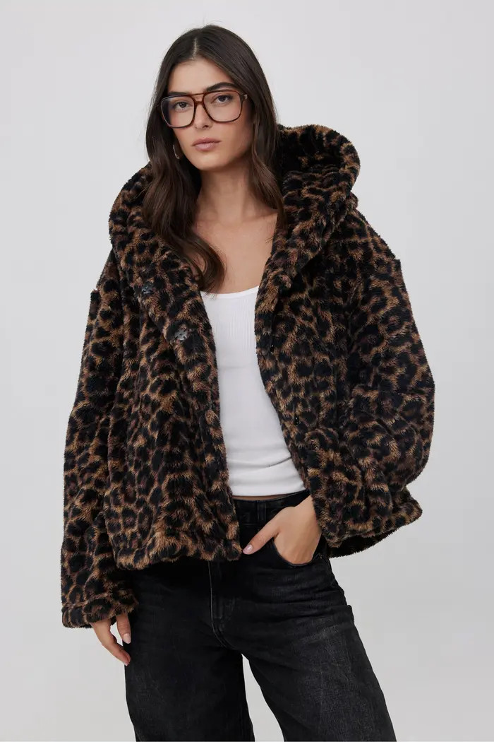Gottex Beach Life The Leopard Hooded Coat | Nordstrom | Nordstrom