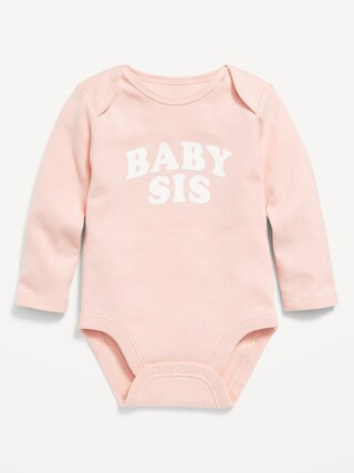 Long-Sleeve Graphic Bodysuit for Baby | Old Navy (US)