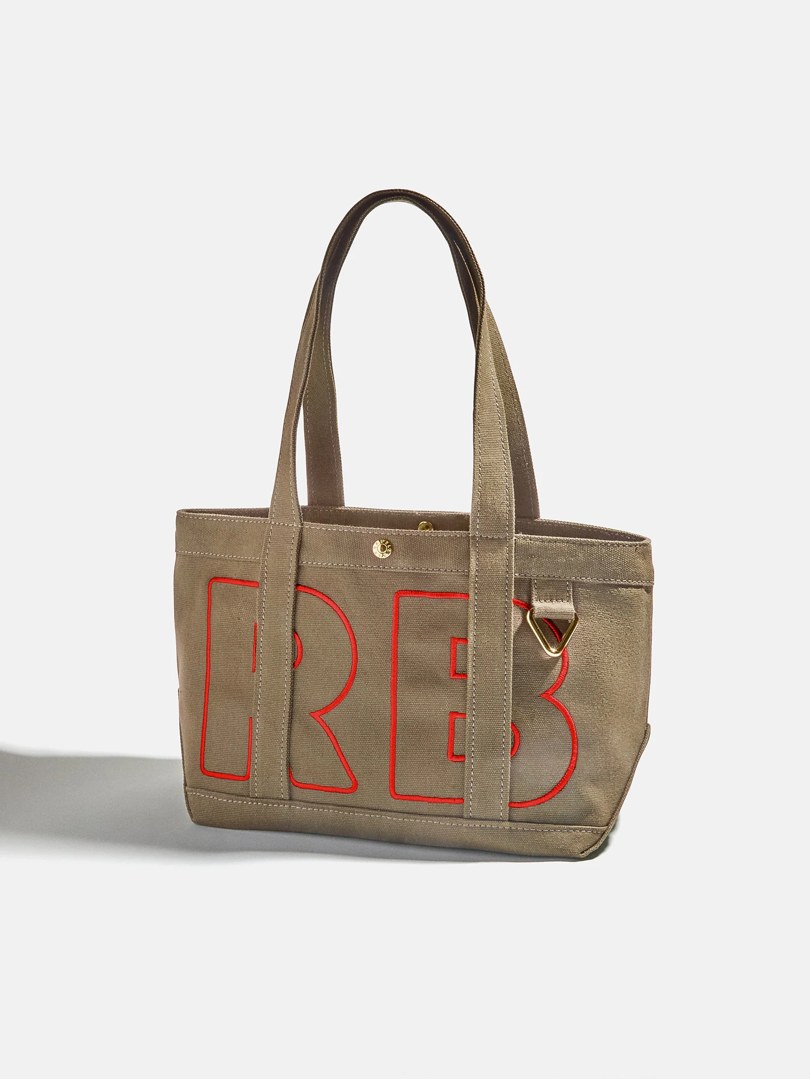 Custom Alpha Tote - Mushroom Taupe | BaubleBar