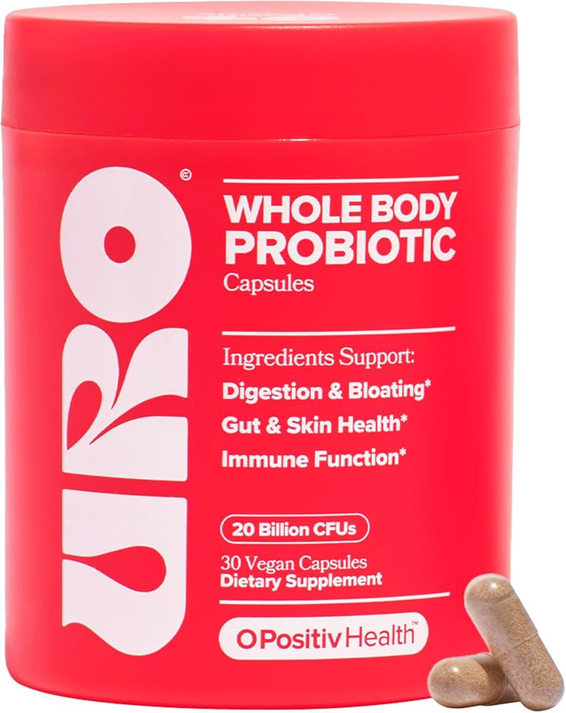 URO Whole Body Probiotic – 3-in-1 Probiotic Supporting Gut, Skin, and Oral Microbiomes & Digest... | Amazon (US)