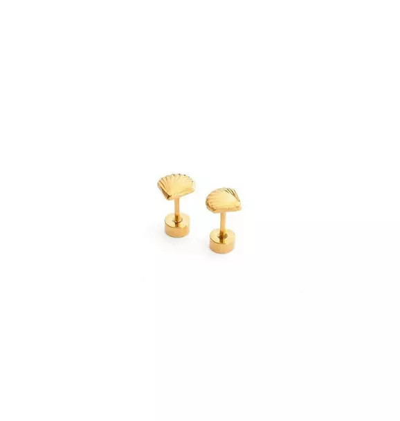 Seashell Stud Earrings | Janie and Jack
