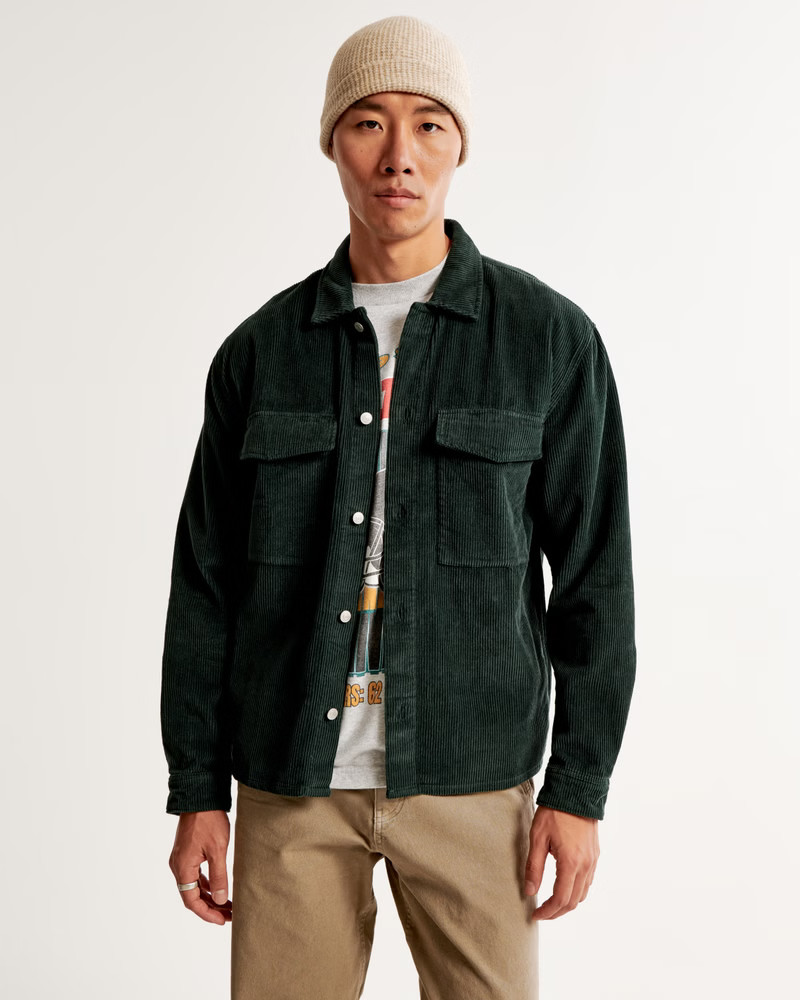 Men's Corduroy Shirt | Men's Tops | Abercrombie.com | Abercrombie & Fitch (US)