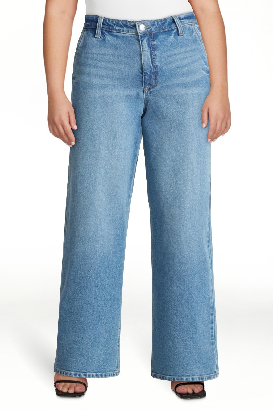 Sofia by Sofia Vergara Women's Diana Relaxed High Rise Straight Jeans, 30", 32.5" and 34" Inseams... | Walmart (US)