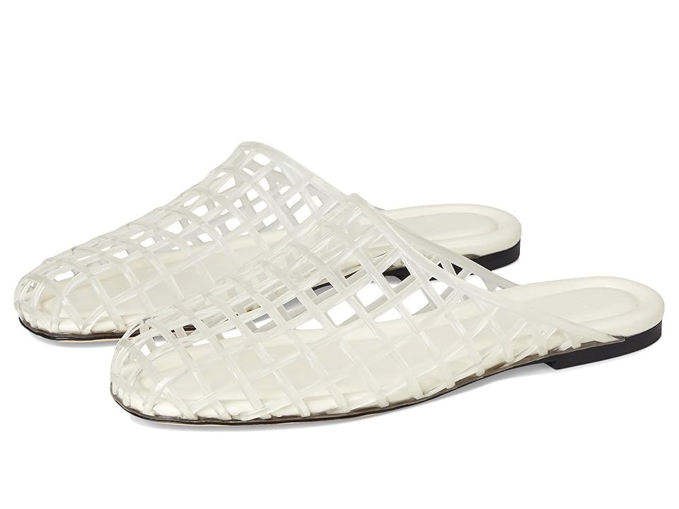 Vince Barcelona Jelly Mule/Clog Shoes Women's Shoes Clear : 8 M, Leather/Rubber | Zappos