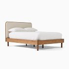 Miles Wood & Upholstered Bed | West Elm (US)