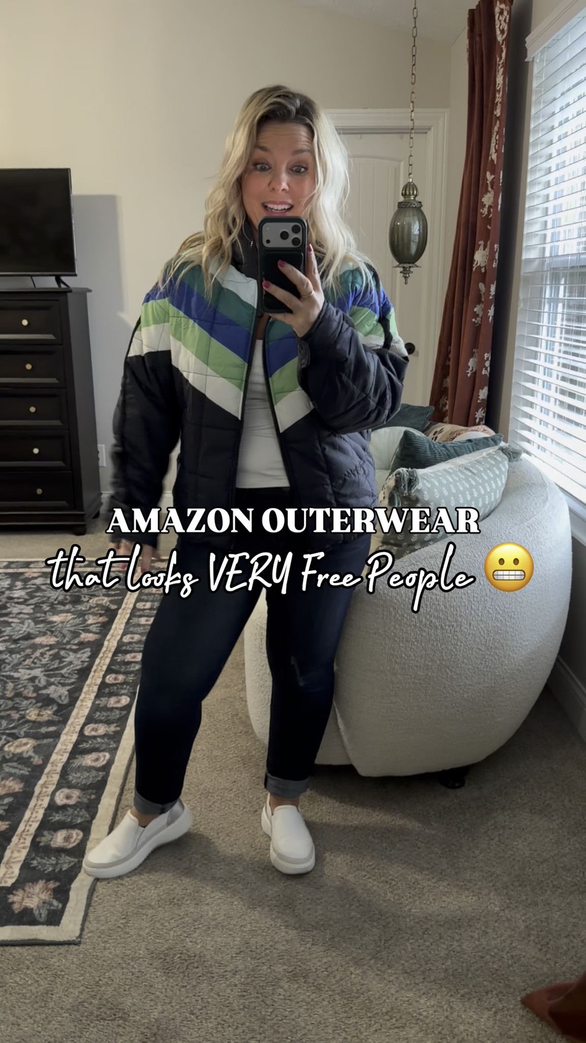 This medium weight jacket/coat looks so Free People but is under &40 (with clickable coupon) on Amazon! I sized down to a med from my usual lg & it’s perfect!#LTKFindsUnder50 

#LTKPetite #LTKMidsize