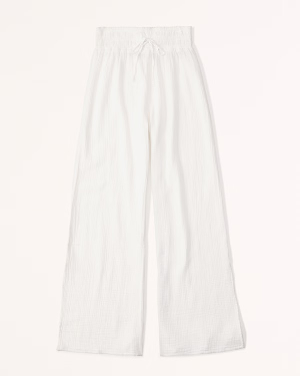Gauzy Beach Coverup Pant | Abercrombie & Fitch (US)