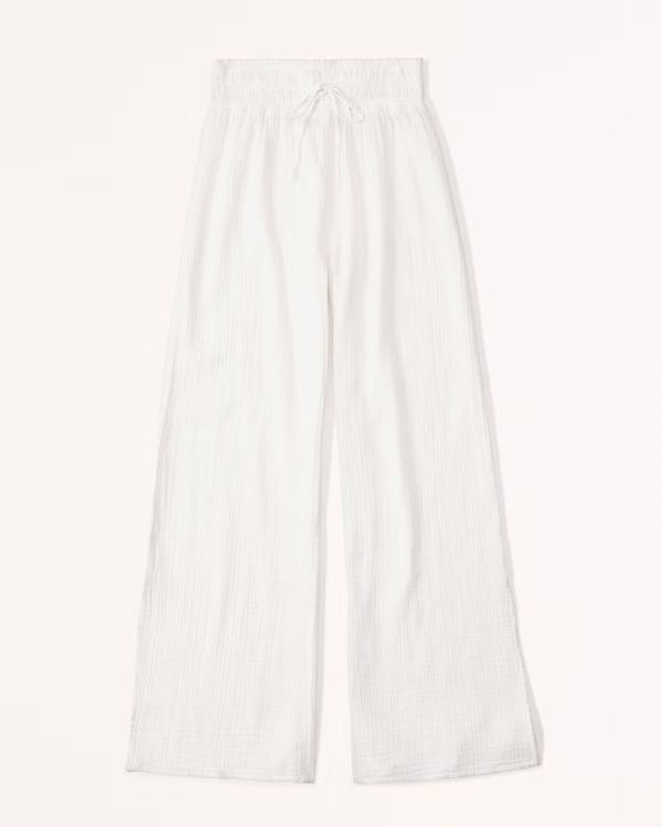 Gauzy Beach Coverup Pants | Abercrombie & Fitch (US)