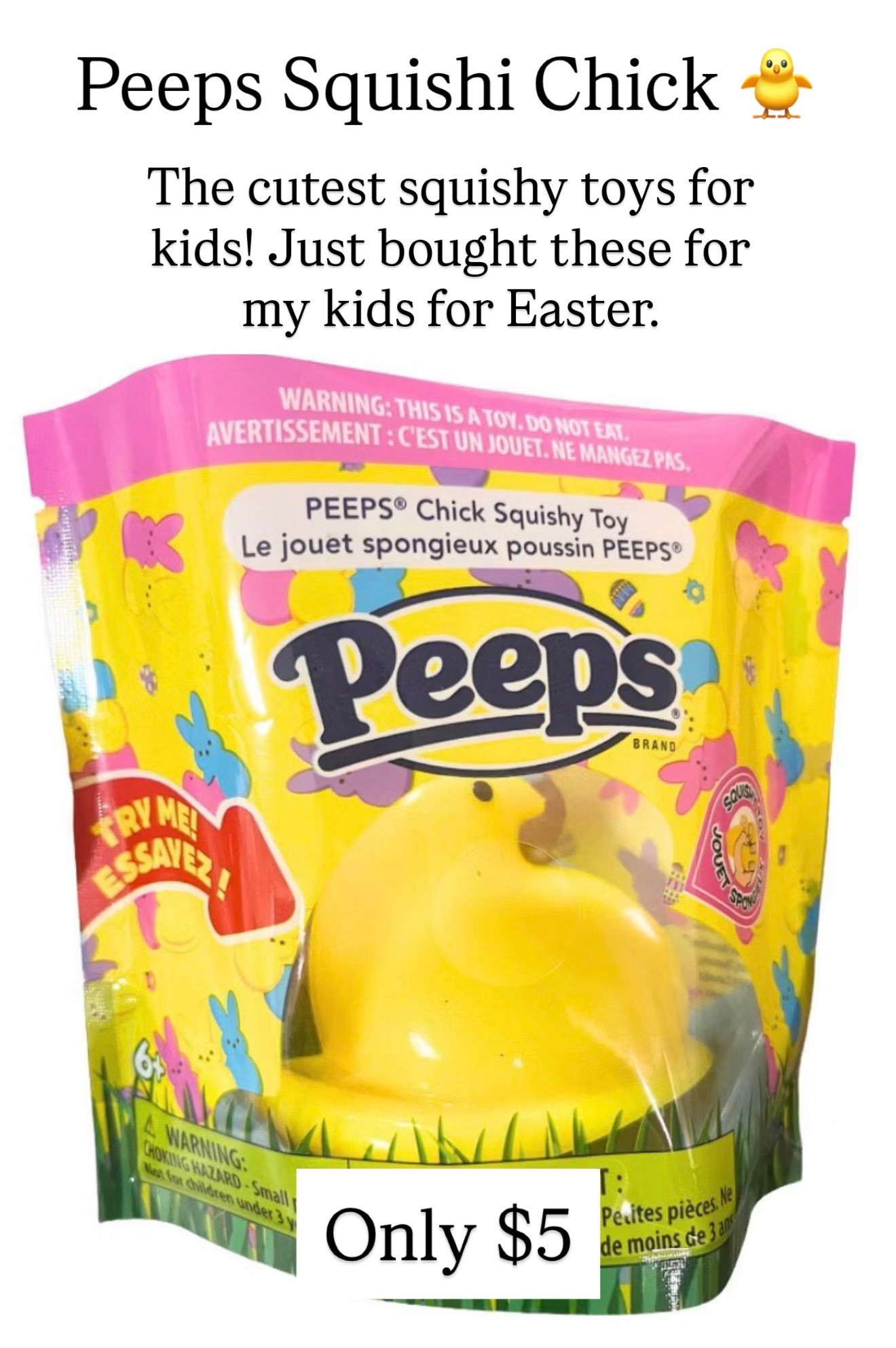 Peeps squishi chick 

#LTKKids