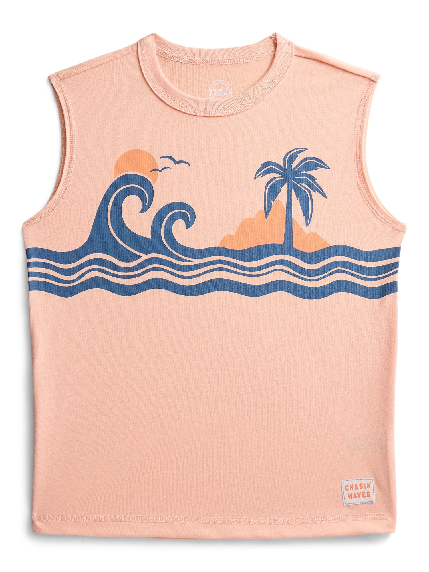 Wonder Nation Little Boys Graphic Tank Top, Sizes 4-10 | Walmart (US)