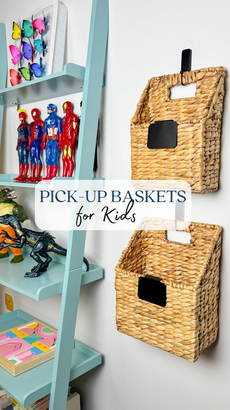 We have started using these baskets to teach our kids responsibility for putting away their own items!

#organization #pickupbasket #toyorganization #kidsorganization #responsibility #hangingbaskets #playroominspo 

#LTKKids #LTKHome #LTKmomlife