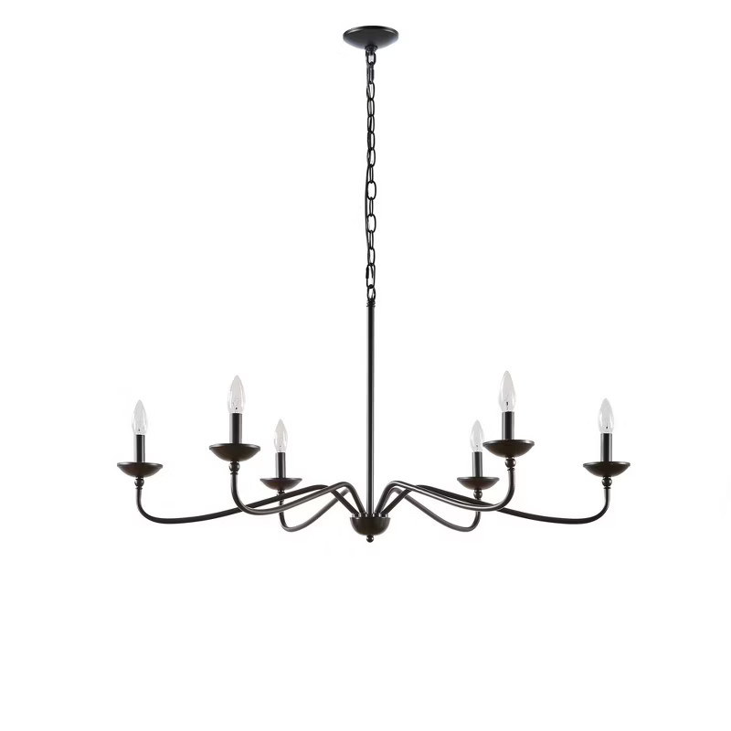 72.5" Brighton Chandelier Matte Black | Target