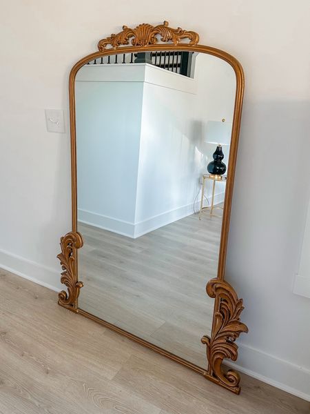 Gold mirror Anthropologie look for less! Will sell out quick! 

#LTKHoliday #LTKhome #LTKunder50
