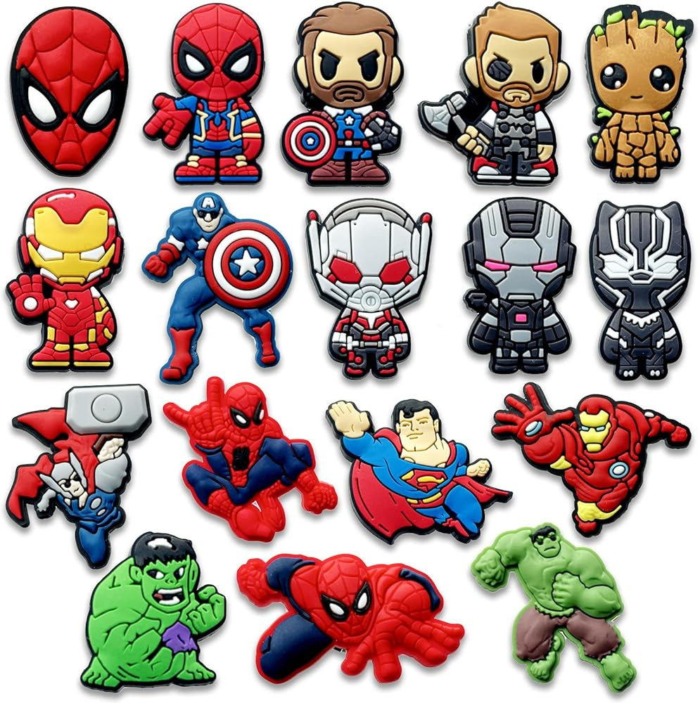 Cartoon Shoe Charms for Croc Clogs Sandals, Cute Shoe Decorations | Amazon (US)