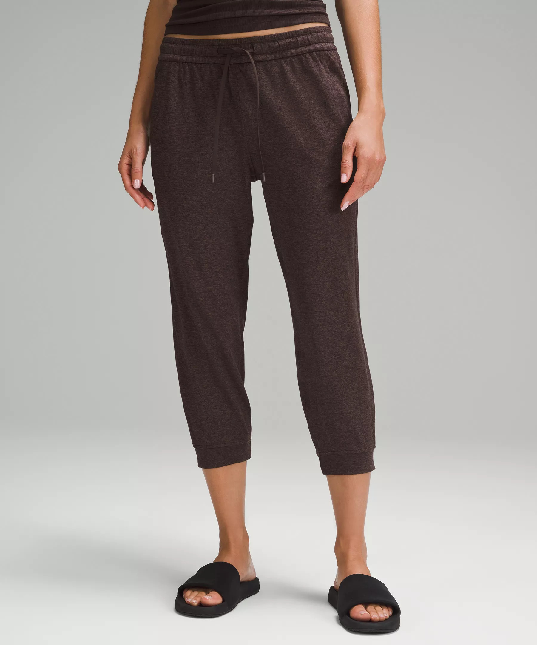 Soft Jersey Classic-Fit Mid-Rise Cropped Jogger | Lululemon (US)