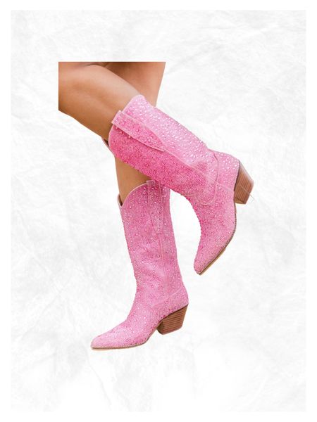 Pink lily fall style, western boots, cowboy boots, rhinestone boots, country concert, Taylor swift

#LTKstyletip #LTKshoecrush #LTKtravel