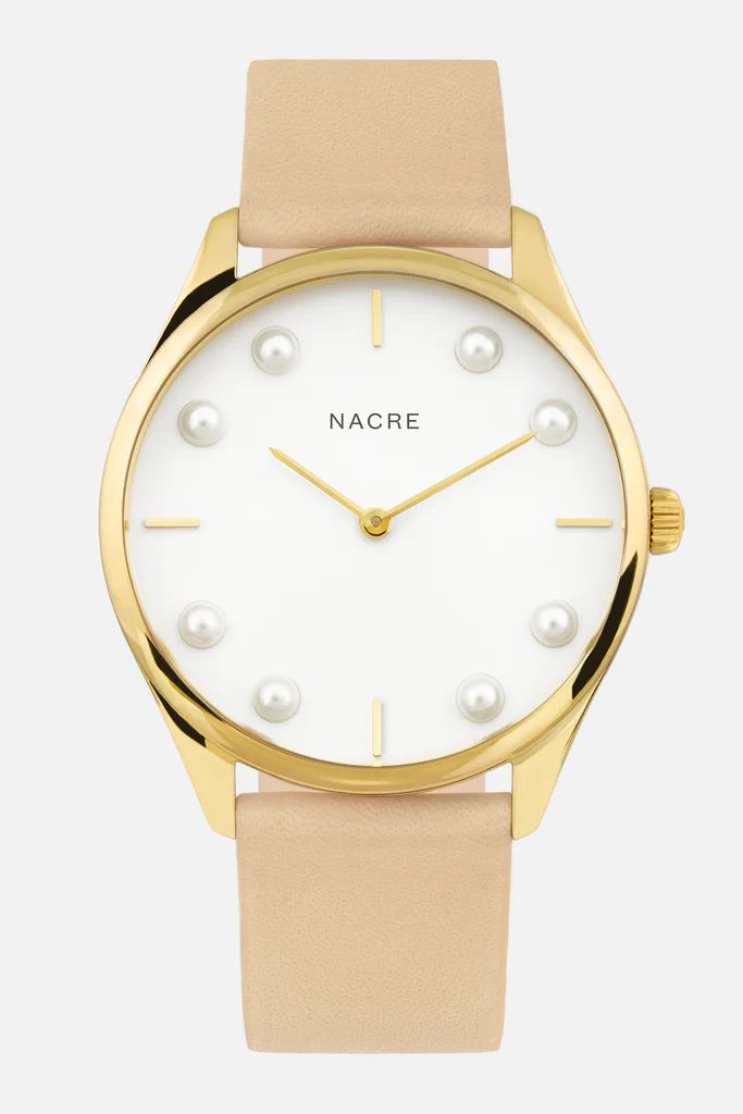 Lune 8 in Gold and White | Nacre, LLC