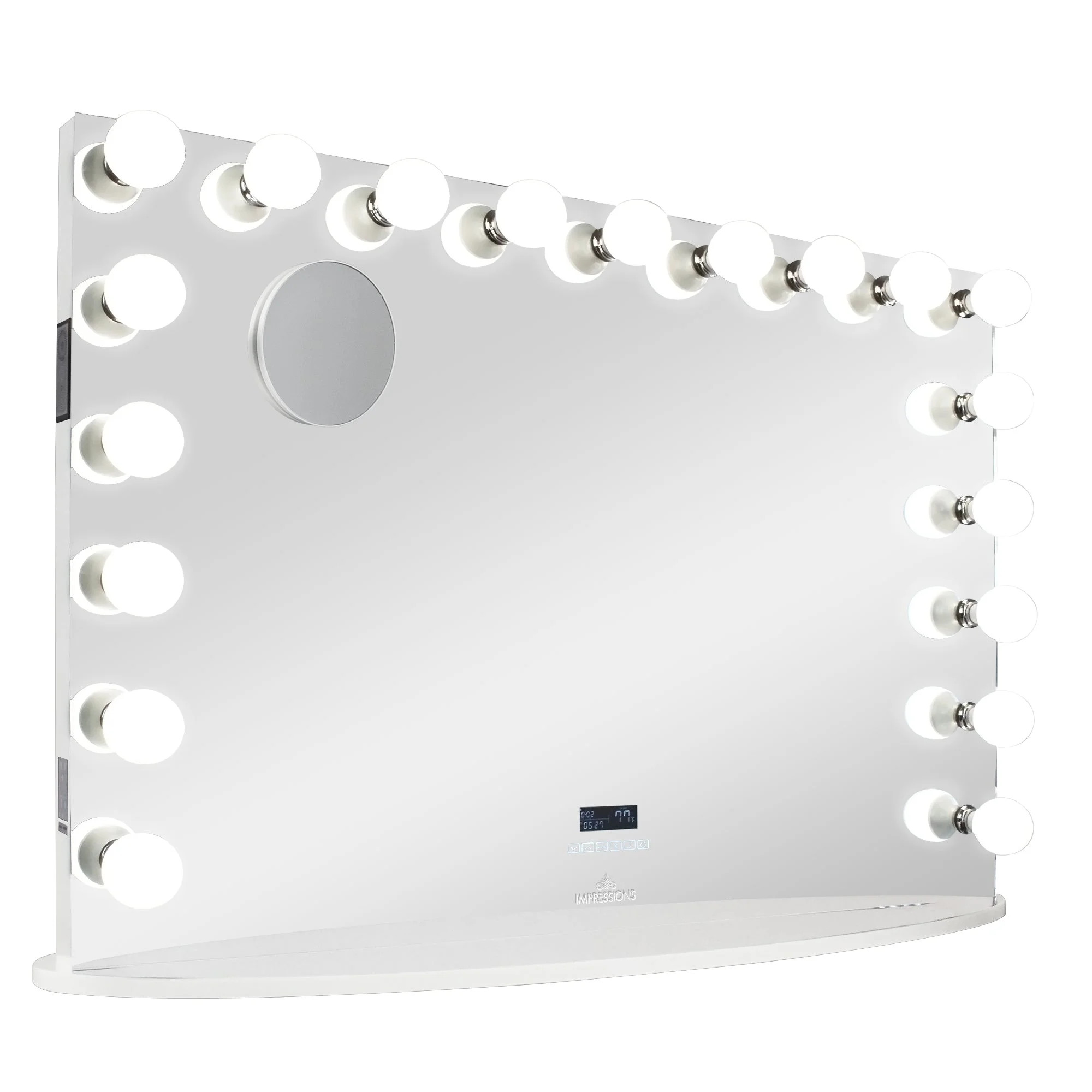 Impressions Vanity Hollywood Premiere Pro Max LED Makeup Mirror, Tabletop Lighted Vanity Mirrors ... | Walmart (US)