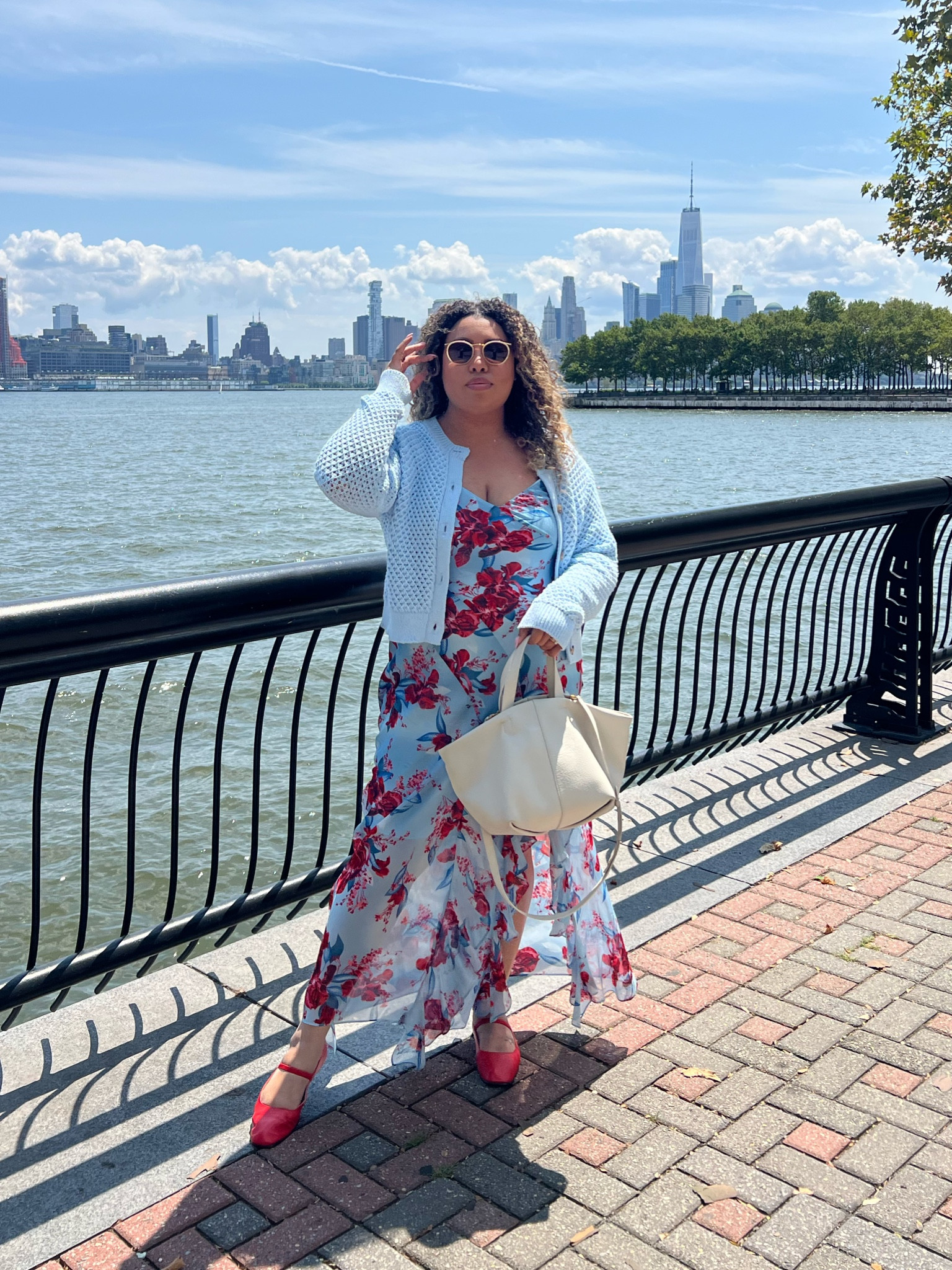 Hoboken Waterfront Late Summer Outfit 🌊 

#LTKmidsize #LTKshoecrush #LTKsalealert