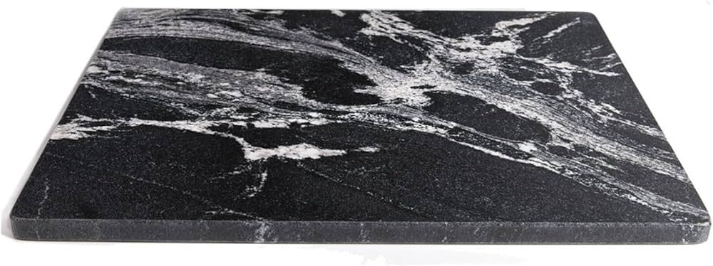Diflart Natural Marble Stone Cutting Board for Kitchen, 16x20 Inch, Black, Marble Slab Pastry Boa... | Amazon (US)