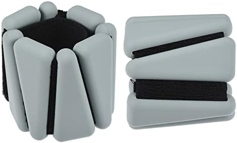 PATIKIL Ankle Weights for Women, 2Lbs Total (1Lb Each) Adjustable Wrist Weights with Removable We... | Amazon (US)