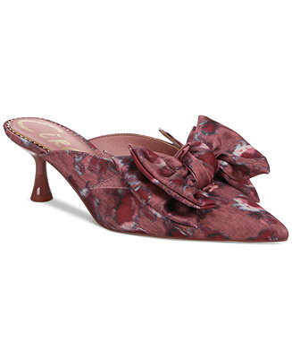 Circus NY by Sam Edelman Fiona Mid-Heel Bow Pumps - Macy's | Macy's