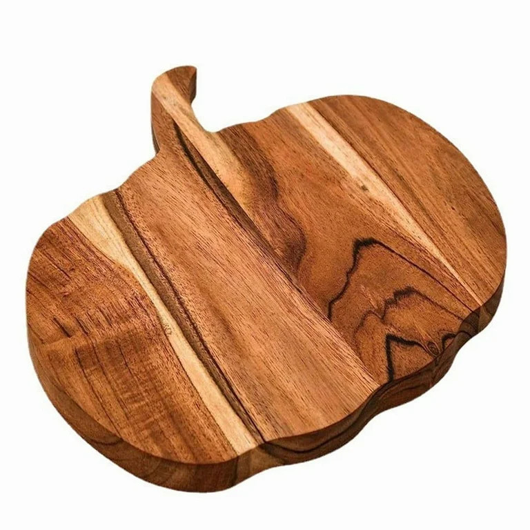 hengsof Halloween Pumpkin Shaped Wooden Cutting Board Gothic Charcuterie Serving Platter Kitchen ... | Walmart (US)