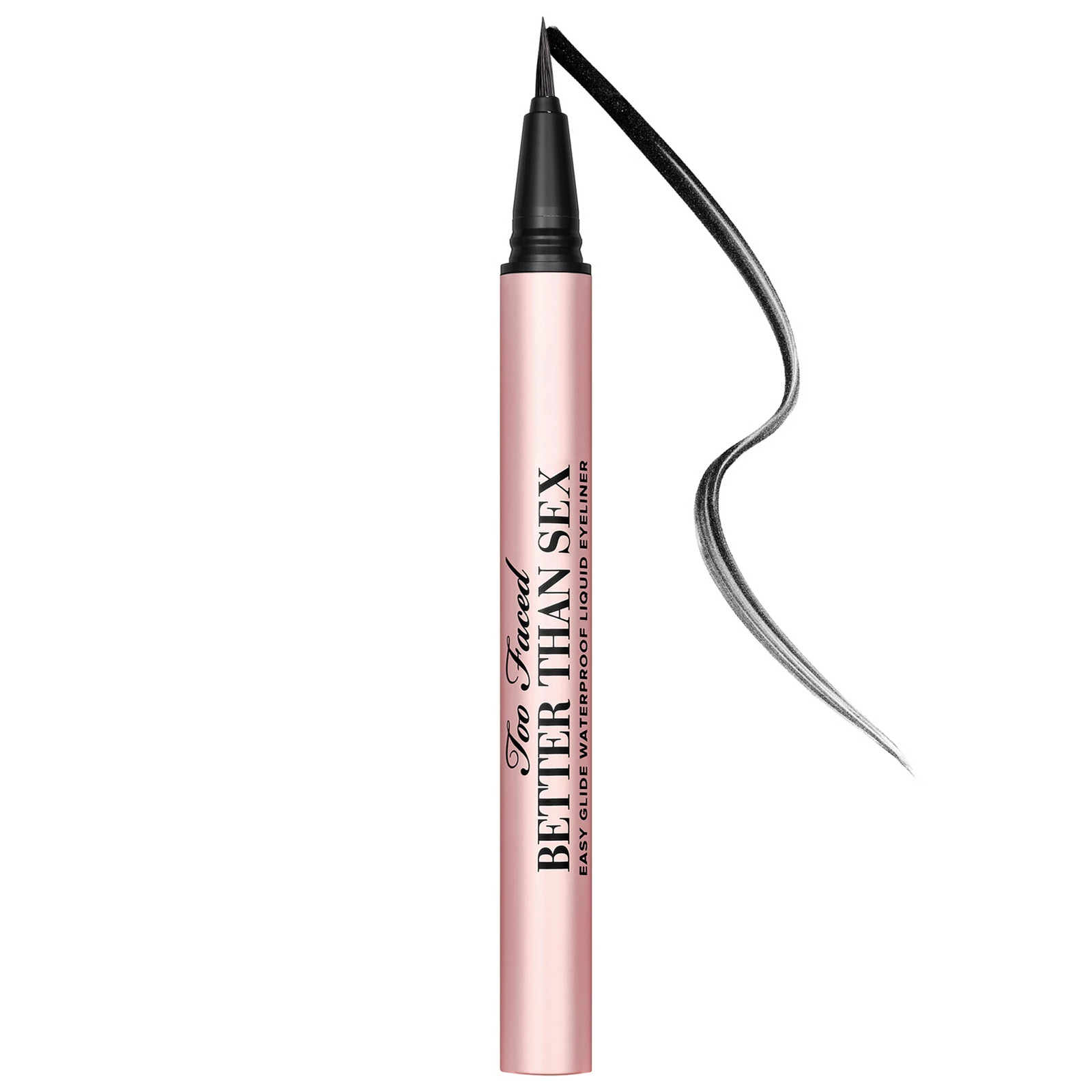 Too Faced Better Than Sex Easy Glide Waterproof Liquid Eyeliner, Size: 0.02 FL Oz, Black | Kohl's