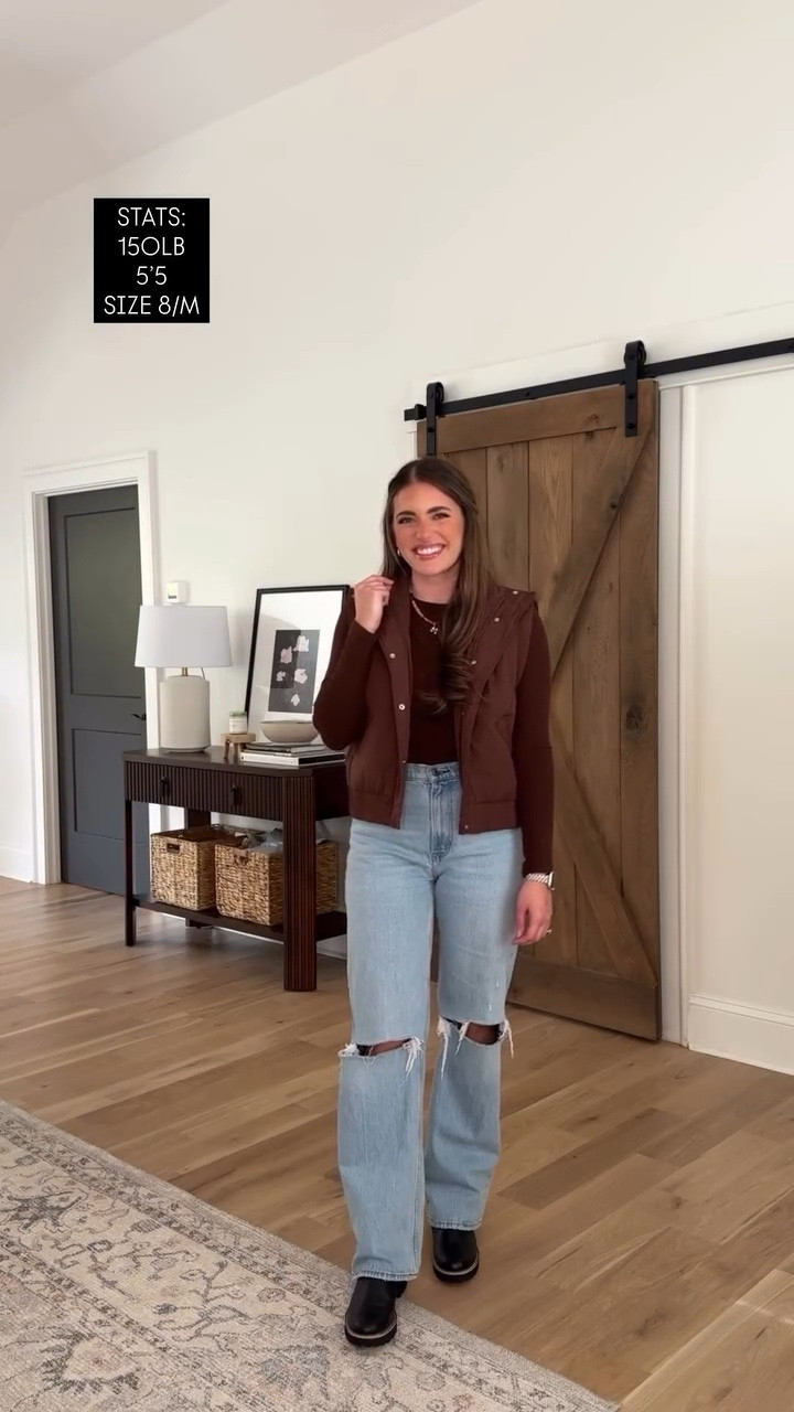 TTS M in bra & undies, my go-to flare leggings, basic long sleeve tee, cozy sherpa half zips, half zip sweaters, and brown puffer vest. Sized up 1 to the LARGE in two piece matching set & crew sweaters. Sized up 2 to the XL in the gray oversized mock 

 

#LTKdayinmylife #LTKgrwm #LTKSaleAlert