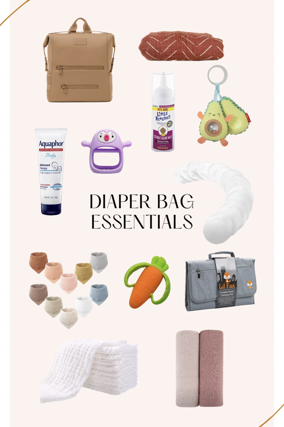 diaper bag essentials #diaperbagessentials #diaperbag #babyessentials #babyregistry 

#LTKbaby #LTKFind #LTKkids