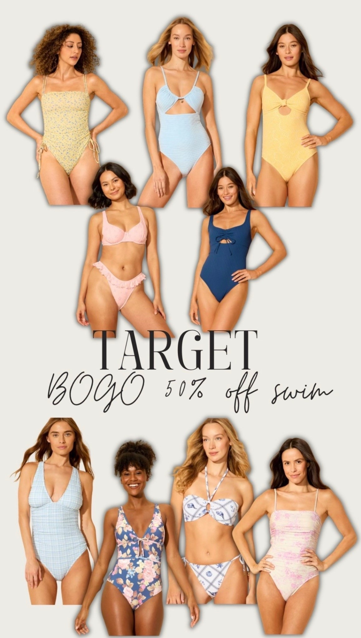 🤍 SWIM is BOGO 50% off for womens & kids! This is the perfect time to stock up for vacation// Easter basket swims! 

#LTKSwim #LTKmomlife #LTKTravel