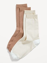 2-Pack Sparkle Crew Socks for Women | Old Navy (US)
