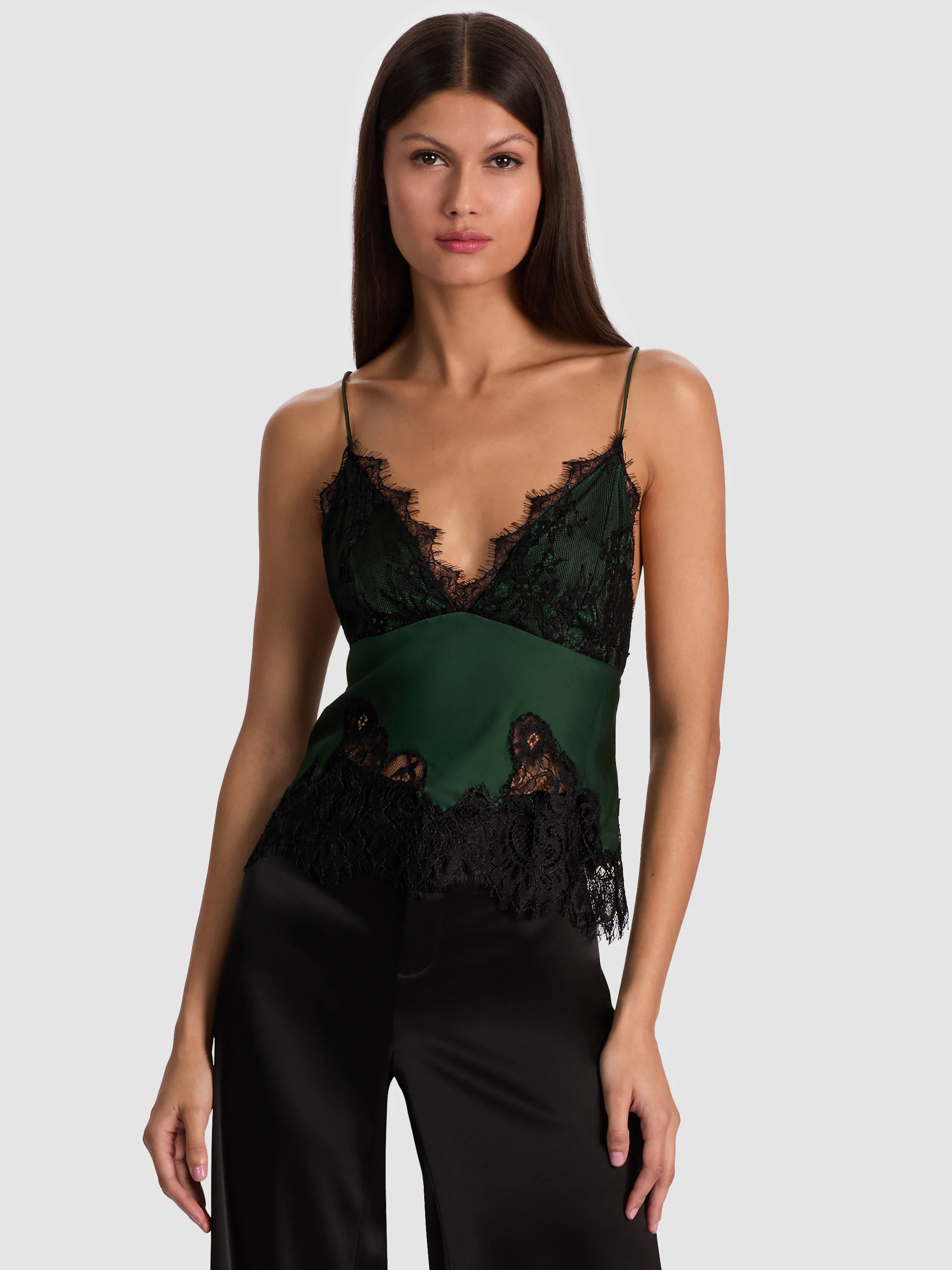 alice + olivia CLAUDIA LACE SLIP TOP | Alice + Olivia