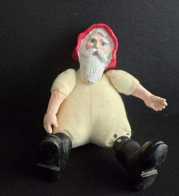 Santa Doll Stuffed 5.5"  Ready To Dress Resin Head Christmas  | eBay | eBay US