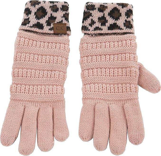 Funky Junque’s Beanies Matching Winter Lined Warm Knit Touchscreen Texting Gloves | Amazon (US)