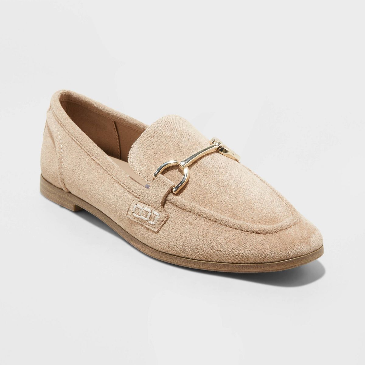 Women's Laurel Loafer Flats with Memory Foam Insole - A New Day™ Light Taupe 8.5 | Target