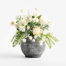 Faux Artichoke Flower Bouquet 16" + Reviews | Crate & Barrel | Crate & Barrel