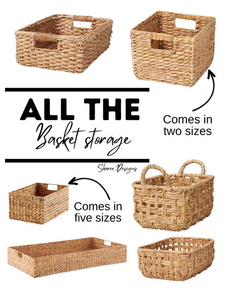 All the baskets. Like all of them. Haha

#LTKkids #LTKfamily #LTKhome