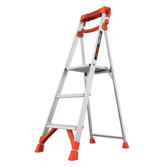 Little Giant Ladders Xtra-Lite Plus 5-ft ( 9.3-ft Reach Height ) Aluminum Type 1AA - 375 lbs. Loa... | Lowe's