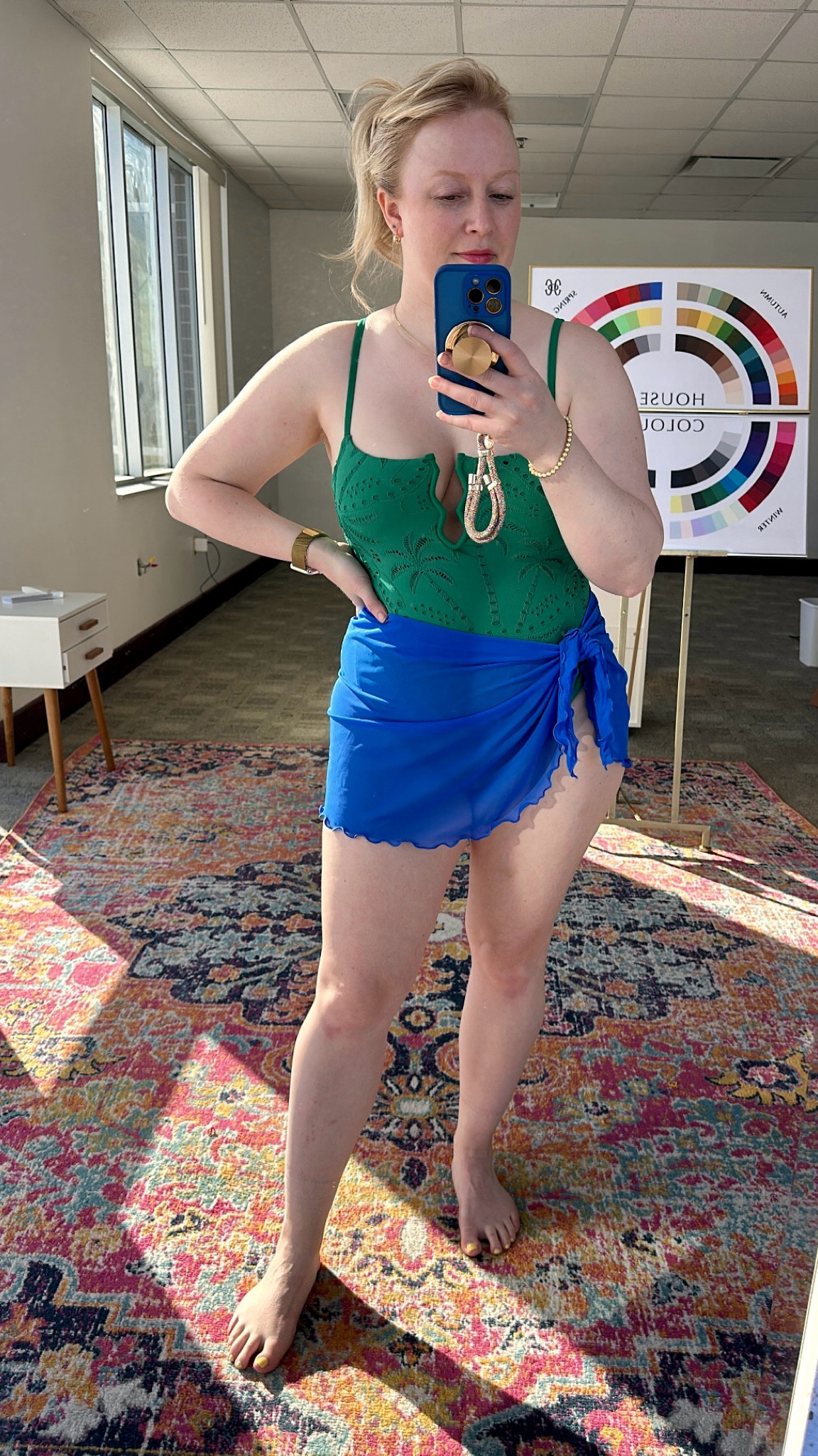 This swimsuit works for both HOC winter and HOC spring. The cover up is great for springs  

#LTKMidsize #LTKSwim