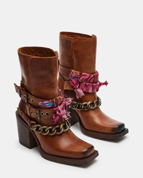 CASH COGNAC LEATHER | Steve Madden (US)