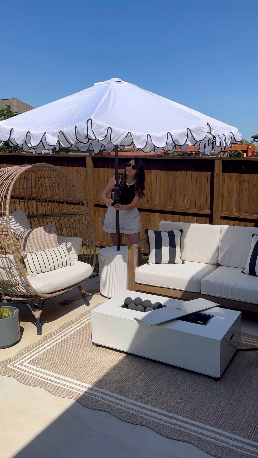 Pretty and functional! My new Amazon little side table comes with a built-in umbrella stand that’s super convenient for any outdoor space.

#LTKFindsUnder100 #LTKHome #LTKStyleTip