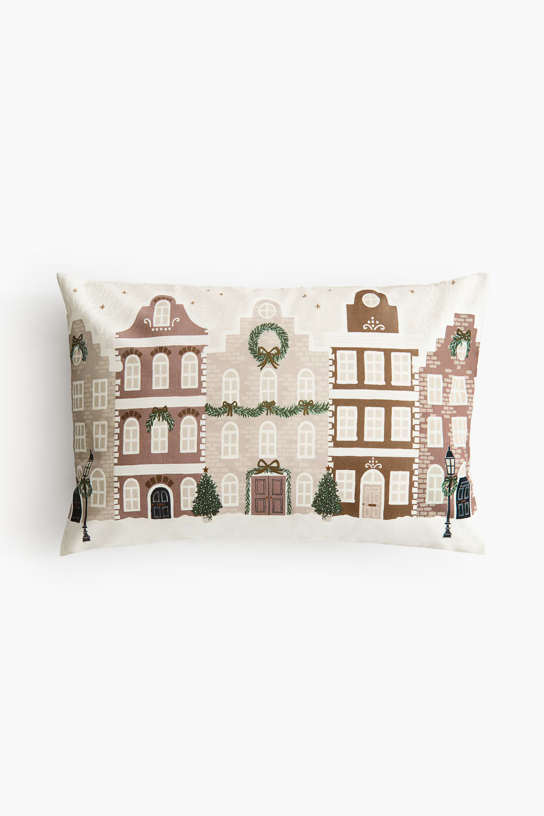 Printed Cotton Canvas Cushion Cover | H&M (US + CA)