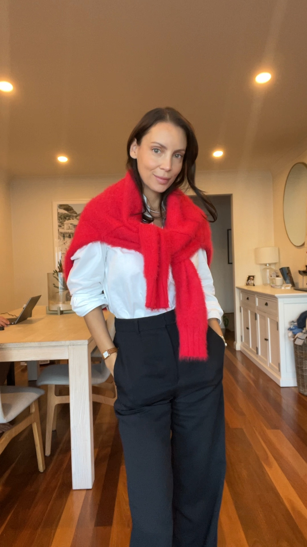 Cosy winter work outfit featuring a pop of red! 

#LTKworkwear #LTKaustralia #LTKwinter