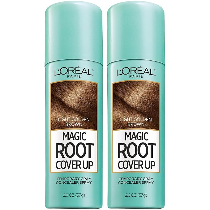 L'Oreal Paris Magic Root Cover Up Gray Hair Spray, 100% Gray Hair Coverage with Buildable, Lightw... | Amazon (US)
